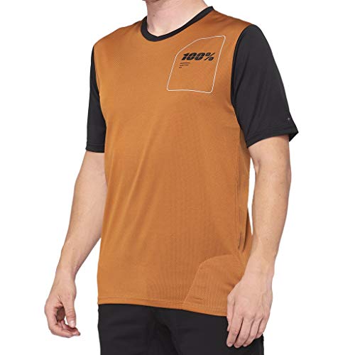 100 Percent RIDECAMP Jersey Terracotta/Black - XL Camiseta, Marron, Estandar Hombre 100 Percent RIDECAMP Jersey Terracotta/Black - XL Camiseta, Marron, Estandar Hombre