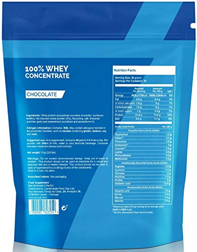 100% Whey Concentrate 1kg (vainilla)