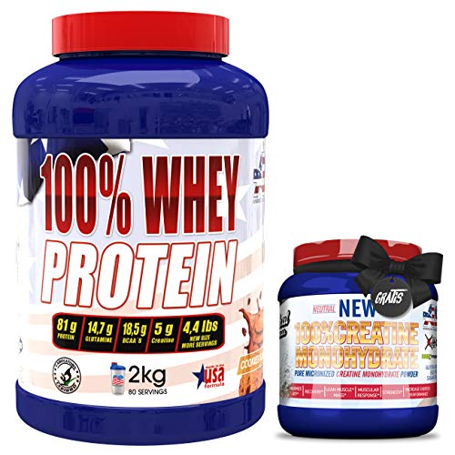 100% Whey Proteína en Polvo + CREATINA 300GR GRATIS-REGALO, Suplementos deportivos, American Suplement, cookies - 2kg 100% Whey Proteína en Polvo + CREATINA 300GR GRATIS-REGALO, Suplementos deportivos, American Suplement, cookies - 2kg
