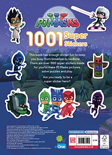 1001 Super Stickers (PJ Masks)