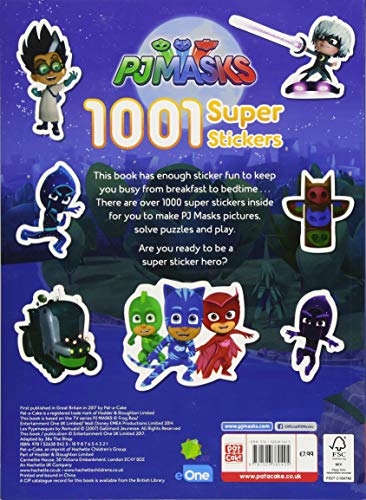 1001 Super Stickers (PJ Masks)