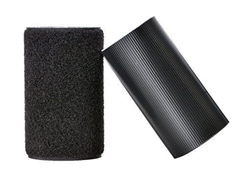 10CM Ancho Cinta de Belcro, U-horizon 10CM*1M Belcro Adhesivo Doble Cara Cinta de Gancho y Lazo con Súper adherente Tela de Nylon sujetadora, Negro 10CM Ancho Cinta de Belcro, U-horizon 10CM*1M Belcro Adhesivo Doble Cara Cinta de Gancho y Lazo con Súper adherente Tela de Nylon sujetadora, Negro
