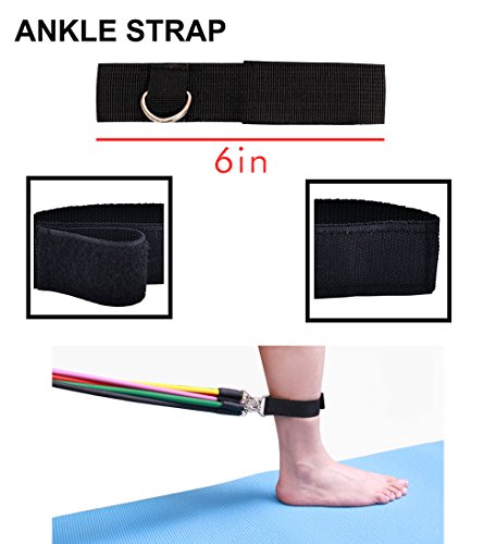 11pcs Bandas de resistencia, conjunto de tubos de ejercicios, con anclaje de puerta, correas de tobillo,manijas para la aptitud, bolsa de transporte para fortalecimiento, conformación del cuerpo, eje 11pcs Bandas de resistencia, conjunto de tubos de ejercicios, con anclaje de puerta, correas de tobillo,manijas para la aptitud, bolsa de transporte para fortalecimiento, conformación del cuerpo, eje