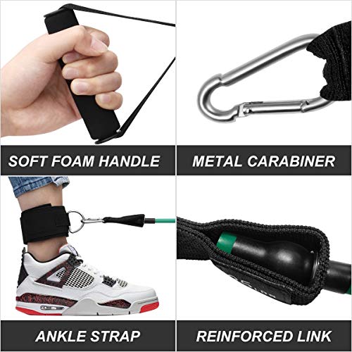11PCS / Set pedal Resistencia venda del ejercicio de estiramiento de fitness Inicio Set, 100 libras de entrenamiento de resistencia, aptitud suitableWomen hombres, Pilates, formación, rehabilitación, 11PCS / Set pedal Resistencia venda del ejercicio de estiramiento de fitness Inicio Set, 100 libras de entrenamiento de resistencia, aptitud suitableWomen hombres, Pilates, formación, rehabilitación,