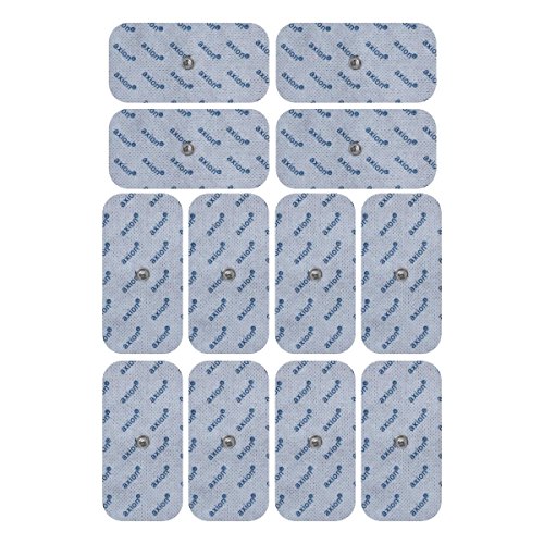 12 Electrodos de 10x5 cm - aparatos TENS EMS electroestimulador VITALCONTROL & Beurer - axion 12 Electrodos de 10x5 cm - aparatos TENS EMS electroestimulador VITALCONTROL & Beurer - axion