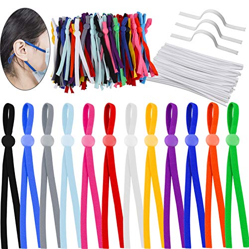 120 Piezas 5mm Cuerda Elastica, Plana Cintas elásticas para Costura y Manualidades DIY Cordon, Cordón Goma Elástico Bandas con Tiras de Aluminio para la Nariz y Hebilla Ajustable(Color Profundo) 120 Piezas 5mm Cuerda Elastica, Plana Cintas elásticas para Costura y Manualidades DIY Cordon, Cordón Goma Elástico Bandas con Tiras de Aluminio para la Nariz y Hebilla Ajustable(Color Profundo)