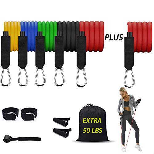 12pcs 200lbs Bandas de resistencia, conjunto de tubos de ejercicios, con anclaje de puerta, correas de tobillo,manijas para la aptitud, bolsa de transporte para fortalecimiento,conformación del cuerpo 12pcs 200lbs Bandas de resistencia, conjunto de tubos de ejercicios, con anclaje de puerta, correas de tobillo,manijas para la aptitud, bolsa de transporte para fortalecimiento,conformación del cuerpo