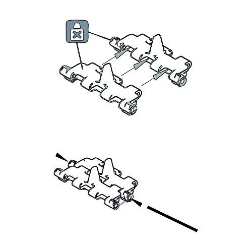 1/35 Trabajable Metal Track 144- Link Set con Pines para Francés AMX Leclerc Equipo de Modelo de Tanque de Batalla Principal 1/35 Trabajable Metal Track 144- Link Set con Pines para Francés AMX Leclerc Equipo de Modelo de Tanque de Batalla Principal