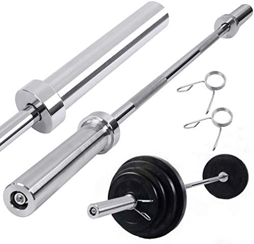 150/180 /220 Antideslizante Barra de musculacion,Diámetro de 50 mm,Barra de Gimnasio para Entrenamiento Fitness con Pesas en Casa