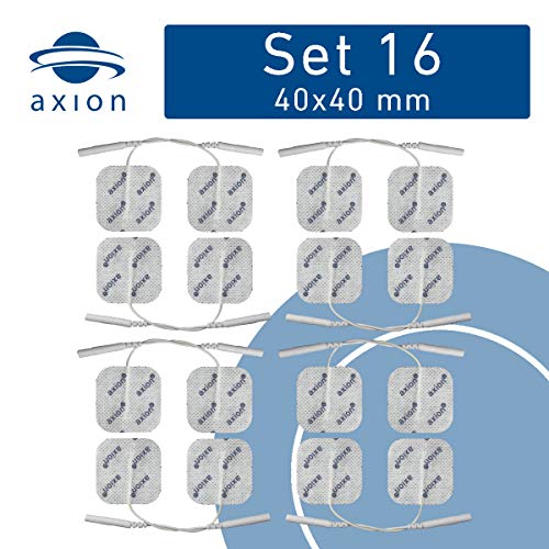 16 Electrodos de 4x4 cm - para aparatos TENS EMS electroestimulador - axion 16 Electrodos de 4x4 cm - para aparatos TENS EMS electroestimulador - axion