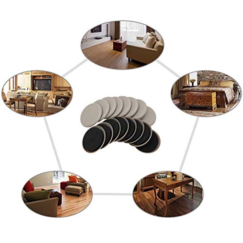 16 PCS Deslizadores para Mover Muebles Reutilizables Patines para Desplazar Muebles Protectores para Patas de Muebles Movimiento Rápido y Fácilmente con Deslizadores de Muebles Redondos de 89 mm 16 PCS Deslizadores para Mover Muebles Reutilizables Patines para Desplazar Muebles Protectores para Patas de Muebles Movimiento Rápido y Fácilmente con Deslizadores de Muebles Redondos de 89 mm