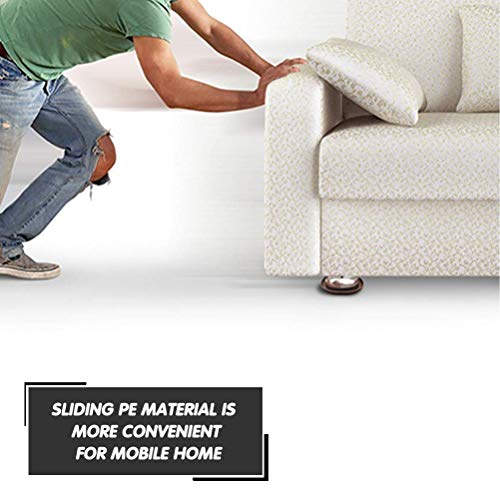 16 PCS Deslizadores para Mover Muebles Reutilizables Patines para Desplazar Muebles Protectores para Patas de Muebles Movimiento Rápido y Fácilmente con Deslizadores de Muebles Redondos de 89 mm 16 PCS Deslizadores para Mover Muebles Reutilizables Patines para Desplazar Muebles Protectores para Patas de Muebles Movimiento Rápido y Fácilmente con Deslizadores de Muebles Redondos de 89 mm