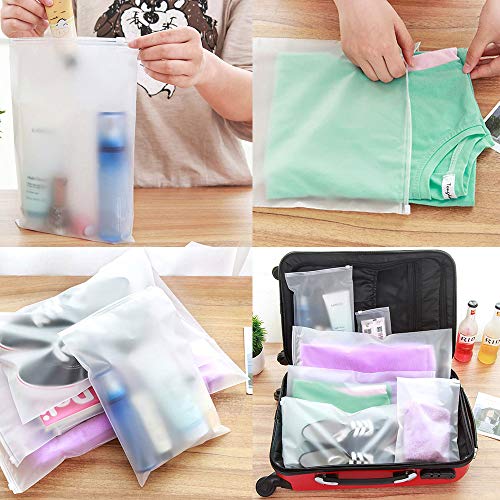 16Pcs Organizadores de Embalaje de Viaje, Bolsas de Almacenamiento de Viaje para ropa Multifuncional Impermeable Transparente Bolsa de Cosméticos Ropa Interior Zapatos Embalaje Conjunto de Bolsa 16Pcs Organizadores de Embalaje de Viaje, Bolsas de Almacenamiento de Viaje para ropa Multifuncional Impermeable Transparente Bolsa de Cosméticos Ropa Interior Zapatos Embalaje Conjunto de Bolsa