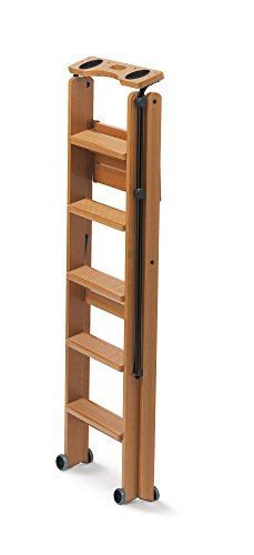170/5 TUSCANIA Escalera 5 Peldaños En Madera De Haya Maciza Cereza 170/5 TUSCANIA Escalera 5 Peldaños En Madera De Haya Maciza Cereza