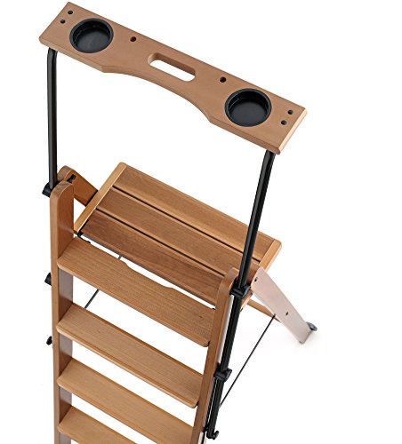 170/5 TUSCANIA Escalera 5 Peldaños En Madera De Haya Maciza Cereza 170/5 TUSCANIA Escalera 5 Peldaños En Madera De Haya Maciza Cereza