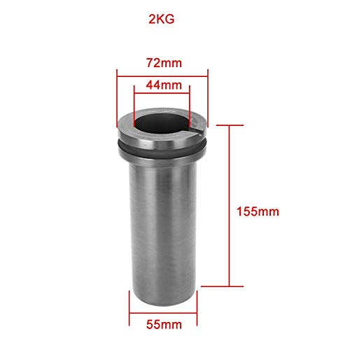 1kg / 2kg / 3kg Gran pureza Grafito Crisol Metal Fusión Oro Plata Chatarra Horno Molde de fundición Fusión Herramientas de joyería Fundición de grafito Fusión de lingotes Molde para oro (2kg) 1kg / 2kg / 3kg Gran pureza Grafito Crisol Metal Fusión Oro Plata Chatarra Horno Molde de fundición Fusión Herramientas de joyería Fundición de grafito Fusión de lingotes Molde para oro (2kg)
