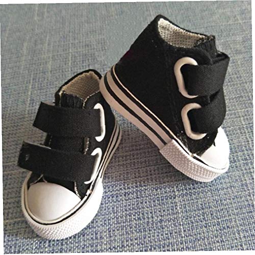 1pc Shoes, De 7,5 Cm De Velcro Lienzo Muñeca Botas, Mini Zapata De 60cm (Color Azar) De La Muñeca