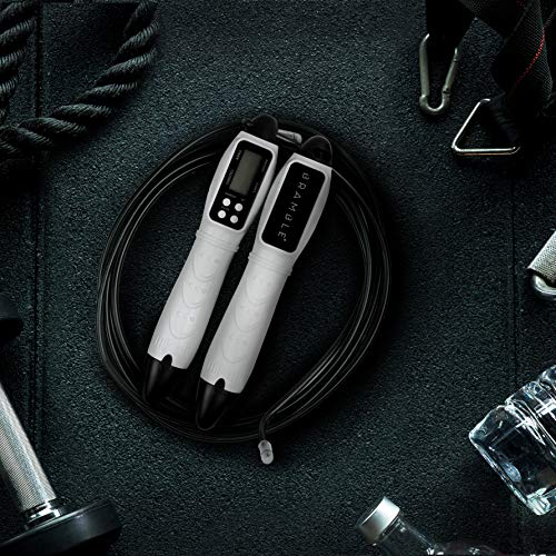2 Cuerdas de Saltar Digitales, Ajustable- sin Cable Cuerda de Velocidad con Pantalla LCD Contador de calorías| Ideal para Crossfit, MMA Boxeo, Fitness, Ejercicio| Casa o Gimnasio Entrenamiento. 2 Cuerdas de Saltar Digitales, Ajustable- sin Cable Cuerda de Velocidad con Pantalla LCD Contador de calorías| Ideal para Crossfit, MMA Boxeo, Fitness, Ejercicio| Casa o Gimnasio Entrenamiento.