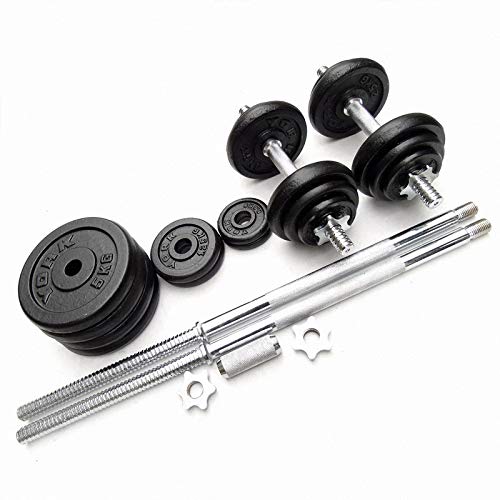 2 en 1 Juego De Mancuernas con Varilla de Conexión Pesas Barra y Haltera Ajustables Para Hombres y Mujeres, Culturismo, Entrenamiento Corporal, Gimnasio en Casa, Mancuernas Pesadas Para ei Hogar,50kg 2 en 1 Juego De Mancuernas con Varilla de Conexión Pesas Barra y Haltera Ajustables Para Hombres y Mujeres, Culturismo, Entrenamiento Corporal, Gimnasio en Casa, Mancuernas Pesadas Para ei Hogar,50kg