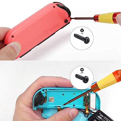 2 paquetes de 3D Joysticks Analógicos para Nintendo Switch Joy-Con, con Destornillador Herramientas de Reparación