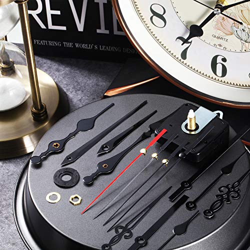 2 Piezas Mecanismo de Movimiento de Reloj de Eje Largo y Alto Torque con 5 Diferentes Pares de Manecillas para DIY Reparación de Reloj Reemplazo de Piezas 2 Piezas Mecanismo de Movimiento de Reloj de Eje Largo y Alto Torque con 5 Diferentes Pares de Manecillas para DIY Reparación de Reloj Reemplazo de Piezas