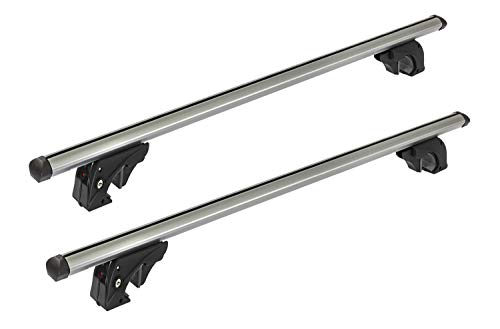 2 x portabicicletas Bike Pro + bacas VDPLION1 Compatible con Renault Laguna I Station Wagon (5 Puertas) 96-01