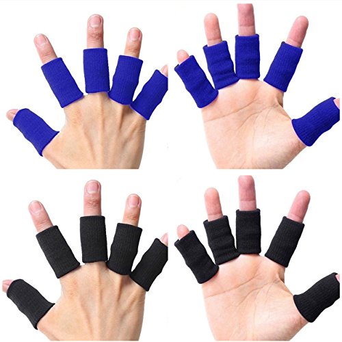 20 fundas protectoras para dedos para aliviar el dolor, callos, artritis y nudillos.