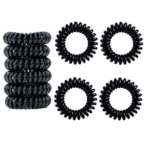 20 gomas de pelo en espiral, cable de teléfono haargummi, elásticas, espiral, cable de teléfono anti puntas abiertas, goma trenzada, fitness, cinta para el pelo, espiral, para mujer y niña, 3cm 20 gomas de pelo en espiral, cable de teléfono haargummi, elásticas, espiral, cable de teléfono anti puntas abiertas, goma trenzada, fitness, cinta para el pelo, espiral, para mujer y niña, 3cm