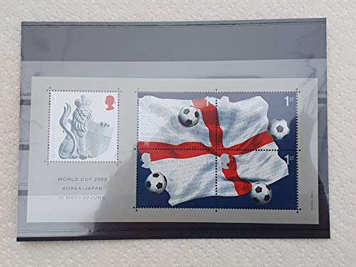 2002 de balón de fútbol diseño del mundial de hoja en miniatura No. 16 - Royal Mail de sello 2002 de balón de fútbol diseño del mundial de hoja en miniatura No. 16 - Royal Mail de sello