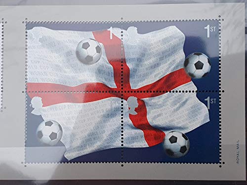 2002 de balón de fútbol diseño del mundial de hoja en miniatura No. 16 - Royal Mail de sello