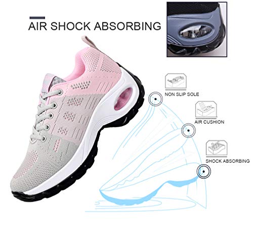2020 Zapatos cuña Mujer Zapatillas de Deportivas Plataforma Mocasines Primavera Verano Planas Ligero Tacon Sneakers Cómodos Zapatos para Mujer Negro Gris Blanco 2020 Zapatos cuña Mujer Zapatillas de Deportivas Plataforma Mocasines Primavera Verano Planas Ligero Tacon Sneakers Cómodos Zapatos para Mujer Negro Gris Blanco