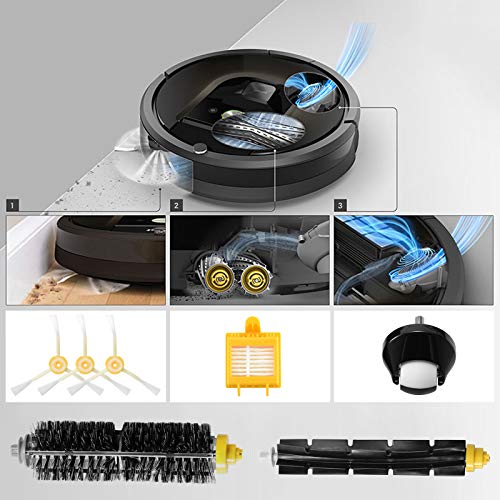 20PCS Kit Recambios Roomba Serie 700 Repuestos y Accesorios de Filtros y Cepillos Roomba 700 Compatibles con Aspiradora iRobot Roomba Serie 700 720 750 760 765 770 772 774 775 776 780 782 785 786 790