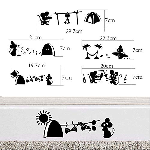 20pcs Pegatinas Pared para Interruptor de Luz Enchufes Rodapié Vinilos Pared Gatos Ratón Stickers Adhesivos Decorativos Habitación Dormitorio Salón 20pcs Pegatinas Pared para Interruptor de Luz Enchufes Rodapié Vinilos Pared Gatos Ratón Stickers Adhesivos Decorativos Habitación Dormitorio Salón