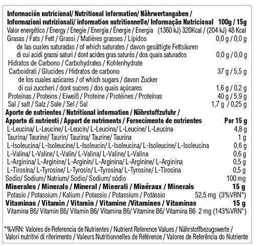 226ERS BCAA’s 8:1:1, Aminoácidos Esenciales con Vitamina B6, Sabor Limón - 300 gr