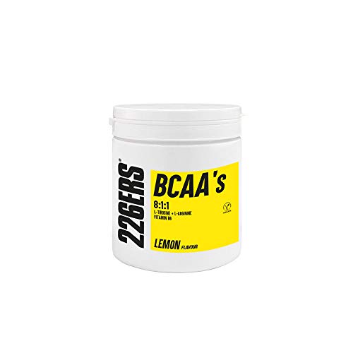 226ERS BCAA’s 8:1:1, Aminoácidos Esenciales con Vitamina B6, Sabor Limón - 300 gr 226ERS BCAA’s 8:1:1, Aminoácidos Esenciales con Vitamina B6, Sabor Limón - 300 gr