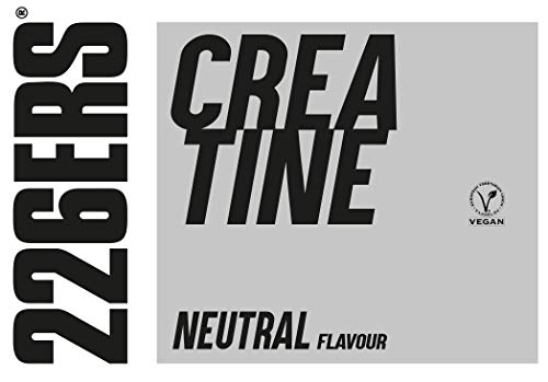 226ERS Creatine, Creatina Monohidratada en Polvo, Sin Gluten y Vegana, Sabor Neutral - 300 gr