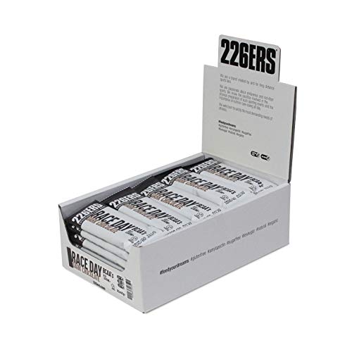 226ERS Endurance Fuel Bar Race Day, Barritas Energéticas Veganas con BCAA's 8:1:1 y Vitaminas, Chocolate Negro - 30 barras x 40gr 226ERS Endurance Fuel Bar Race Day, Barritas Energéticas Veganas con BCAA's 8:1:1 y Vitaminas, Chocolate Negro - 30 barras x 40gr