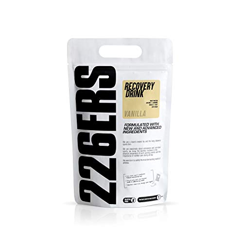 226ERS Recovery Drink, Recuperador Muscular con Proteína Whey, Creatina, Hidratos de Carbono, Triglicéridos y L-Arginina, Vainilla - 1000 gr