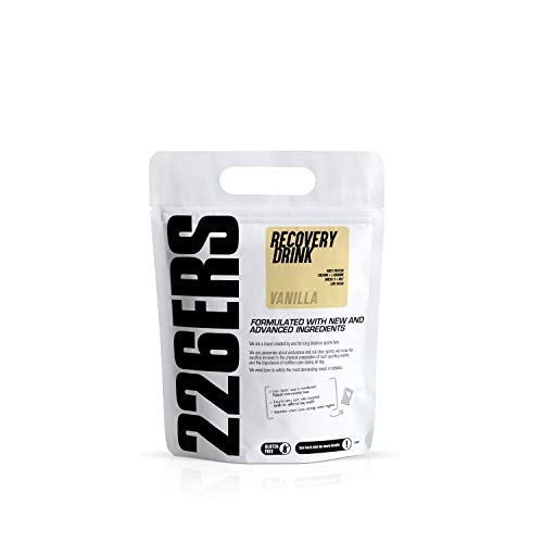 226ERS Recovery Drink, Recuperador Muscular con Proteína Whey, Creatina, Hidratos de Carbono, Triglicéridos y L-Arginina, Vainilla - 500 gr