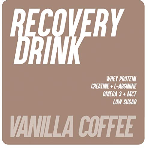 226ERS Recovery Drink, Recuperador Muscular con Proteína Whey, Creatina, Hidratos de Carbono, Triglicéridos y L-Arginina, Vainilla Café - 1000 gr