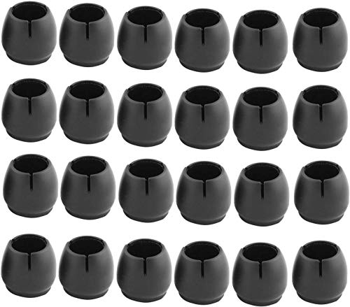 24 Unids Silicona Silla Piernas Gorras Piso Protector Redondo Cuadrado Muebles Pies Cubiertas