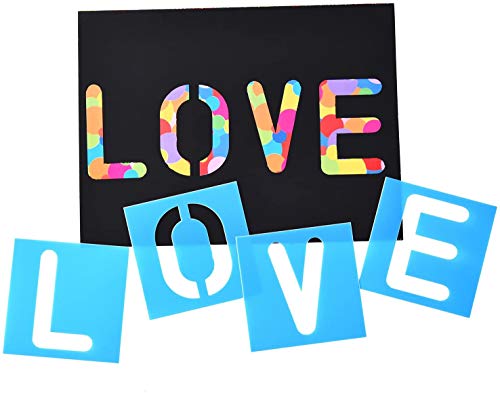 26 Piezas Plantilla de Letra de Plástico Plantilla de Alfabeto,3 Colores Plantillas de Letras de plástico,Adecuado para el Aprendizaje, Pintura, Scrapbooking y Manualidades DIY 26 Piezas Plantilla de Letra de Plástico Plantilla de Alfabeto,3 Colores Plantillas de Letras de plástico,Adecuado para el Aprendizaje, Pintura, Scrapbooking y Manualidades DIY