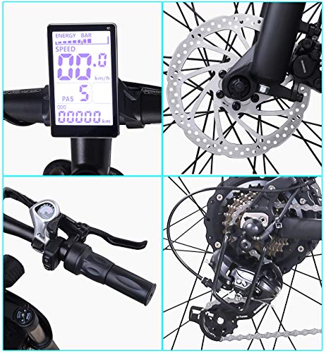 26 pulgadas neumático gordo Bicicleta eléctrica 1000W 48V Nieve E-bici Shimano 21 Velocidades Beach Cruiser Hombre Mujeres Montaña e-Bike Pedal Assist, batería de litio Frenos de disco hidráulicos 26 pulgadas neumático gordo Bicicleta eléctrica 1000W 48V Nieve E-bici Shimano 21 Velocidades Beach Cruiser Hombre Mujeres Montaña e-Bike Pedal Assist, batería de litio Frenos de disco hidráulicos