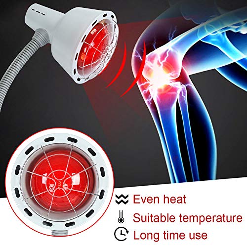 275W Lámpara con Infrarrojos con una terapia para el aparato de la fisioterapia infrarroja Alivio para dolores musculares 220V 275W Lámpara con Infrarrojos con una terapia para el aparato de la fisioterapia infrarroja Alivio para dolores musculares 220V