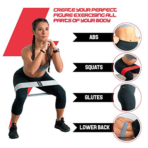 2GetFit Bandas Elásticas Musculación (Set de3): Banda Tela Glúteos, Goma de Resistencia Fitness, Cintas/Bandas Elásticas/Resistencia, Gimnasio/Gym/TRX 2GetFit Bandas Elásticas Musculación (Set de3): Banda Tela Glúteos, Goma de Resistencia Fitness, Cintas/Bandas Elásticas/Resistencia, Gimnasio/Gym/TRX
