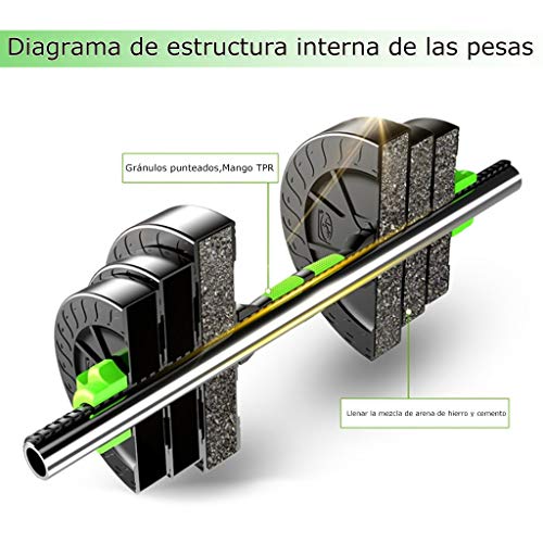 2IN1 Kit Mancuernas Musculacion Grandes Mancuernas, Pesas Ajustables,para Entrenar en el Gimnasio y en casa 10kg/22lbs 2IN1 Kit Mancuernas Musculacion Grandes Mancuernas, Pesas Ajustables,para Entrenar en el Gimnasio y en casa 10kg/22lbs