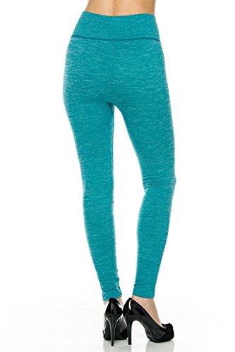 2LUV Colorful Ombre sin costuras Yoga Leggings de la mujer -  Azul -