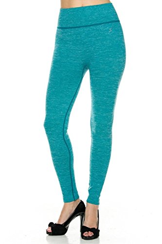 2LUV Colorful Ombre sin costuras Yoga Leggings de la mujer -  Azul -