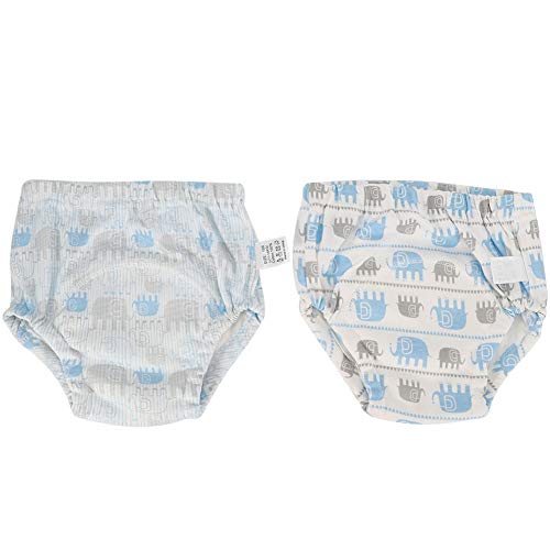 2PCS Baby Potty Training Pants, Unisex Pantalones de entrenamiento de algodón para niños pequeños Ropa interior Pañal de aprendizaje lavable para bebés Recién nacidos Niños Niñas(#4) 2PCS Baby Potty Training Pants, Unisex Pantalones de entrenamiento de algodón para niños pequeños Ropa interior Pañal de aprendizaje lavable para bebés Recién nacidos Niños Niñas(#4)