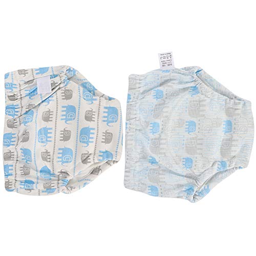 2PCS Baby Potty Training Pants, Unisex Pantalones de entrenamiento de algodón para niños pequeños Ropa interior Pañal de aprendizaje lavable para bebés Recién nacidos Niños Niñas(#4) 2PCS Baby Potty Training Pants, Unisex Pantalones de entrenamiento de algodón para niños pequeños Ropa interior Pañal de aprendizaje lavable para bebés Recién nacidos Niños Niñas(#4)